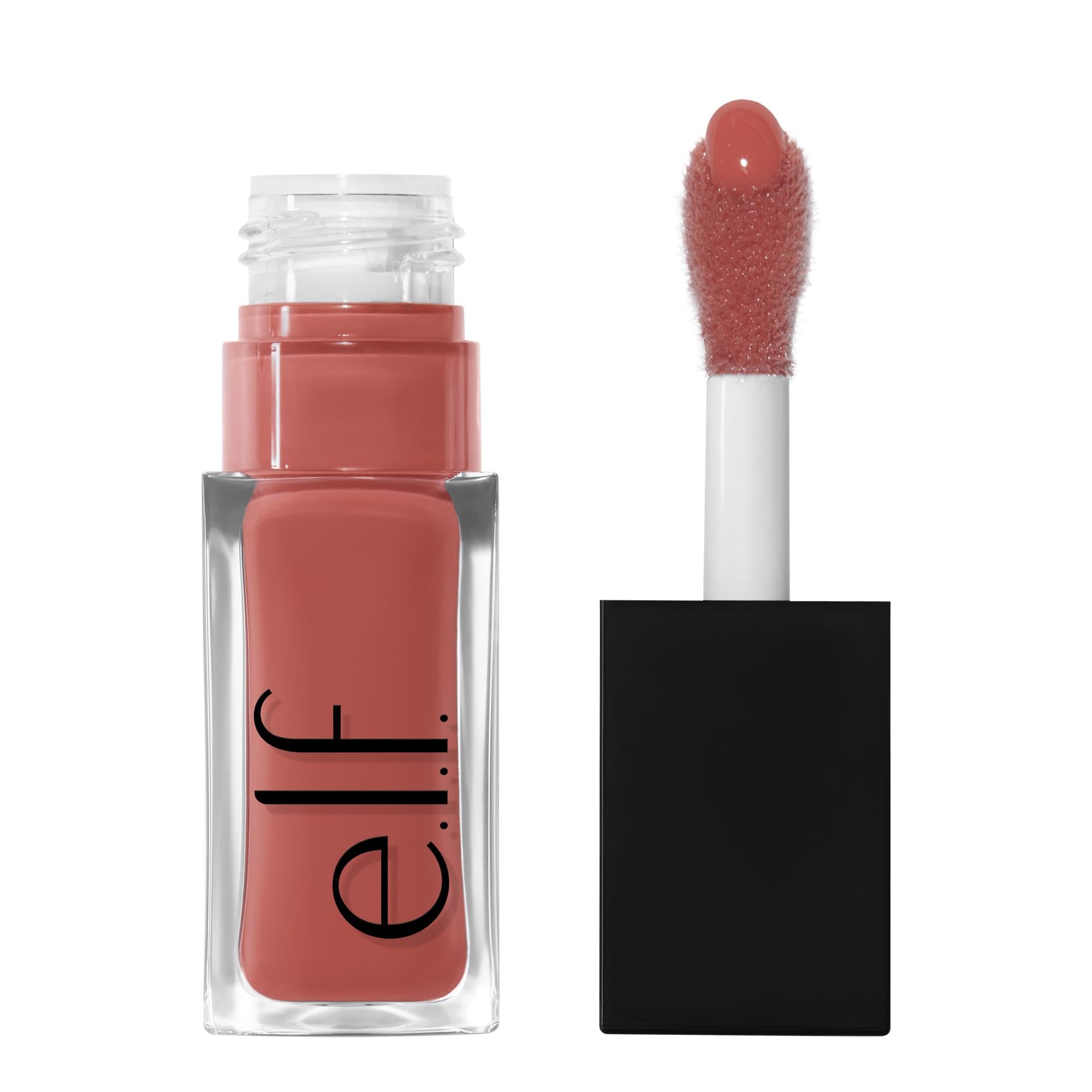 e.l.f. Glow Reviver Lip Oil, Nourishing Tinted Lip Oil For A High-shine Finish, Infused With Jojoba Oil, Vegan & Cruelty-free, Rose Envy